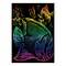 RAINMIN-101 | Engraving Art™ 5" x 7" Tropical Fish Rainbow Foil Project